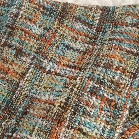 Soft Taupe Multi Color Knit Scarf - Picture 4 of 8